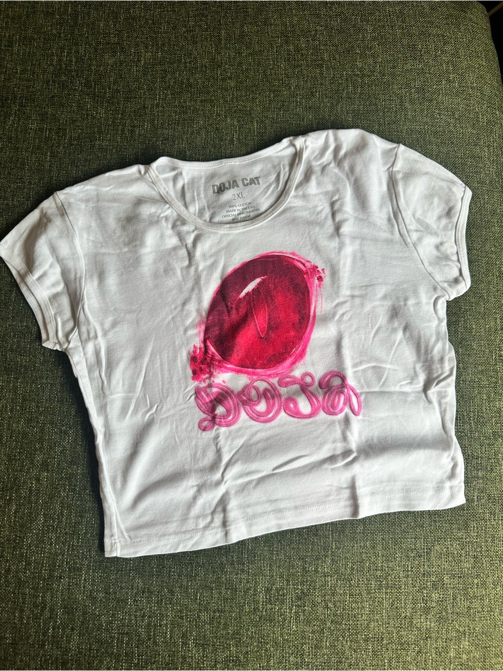 Doja Cat official merch crop top, Size XL -NEW